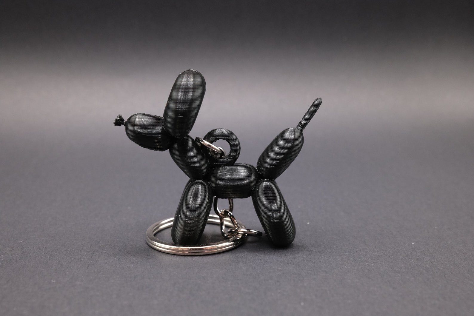 3D Printed Dog Balloon Keychain - Etsy
