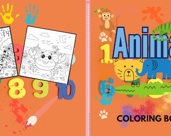 Animal Coloring Book for Kids, Teens, Adults (PDF Download)