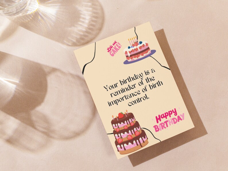 Funny Birthday Card, Printable Friend Birthday Card, Instant Download ...