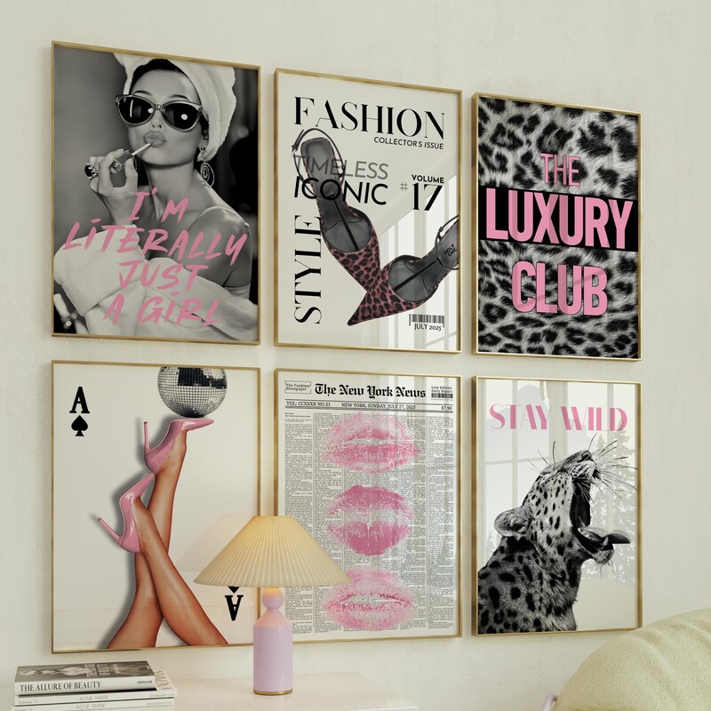 Aesthetic Girl Room Poster Etsy