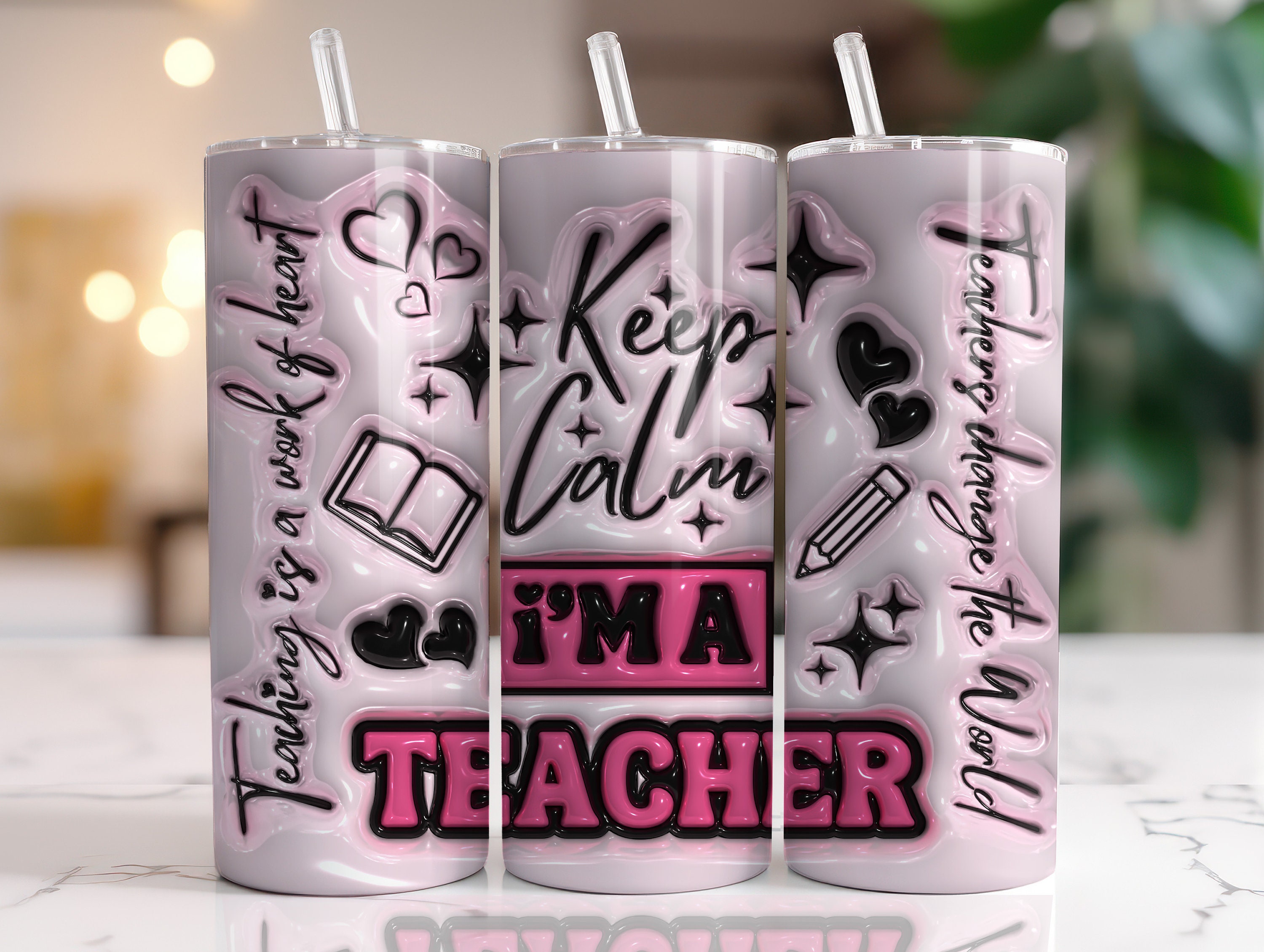 Teacher Tumbler, Teacher Gift Template, Teacher life tumbler By  99TumblerDesigns