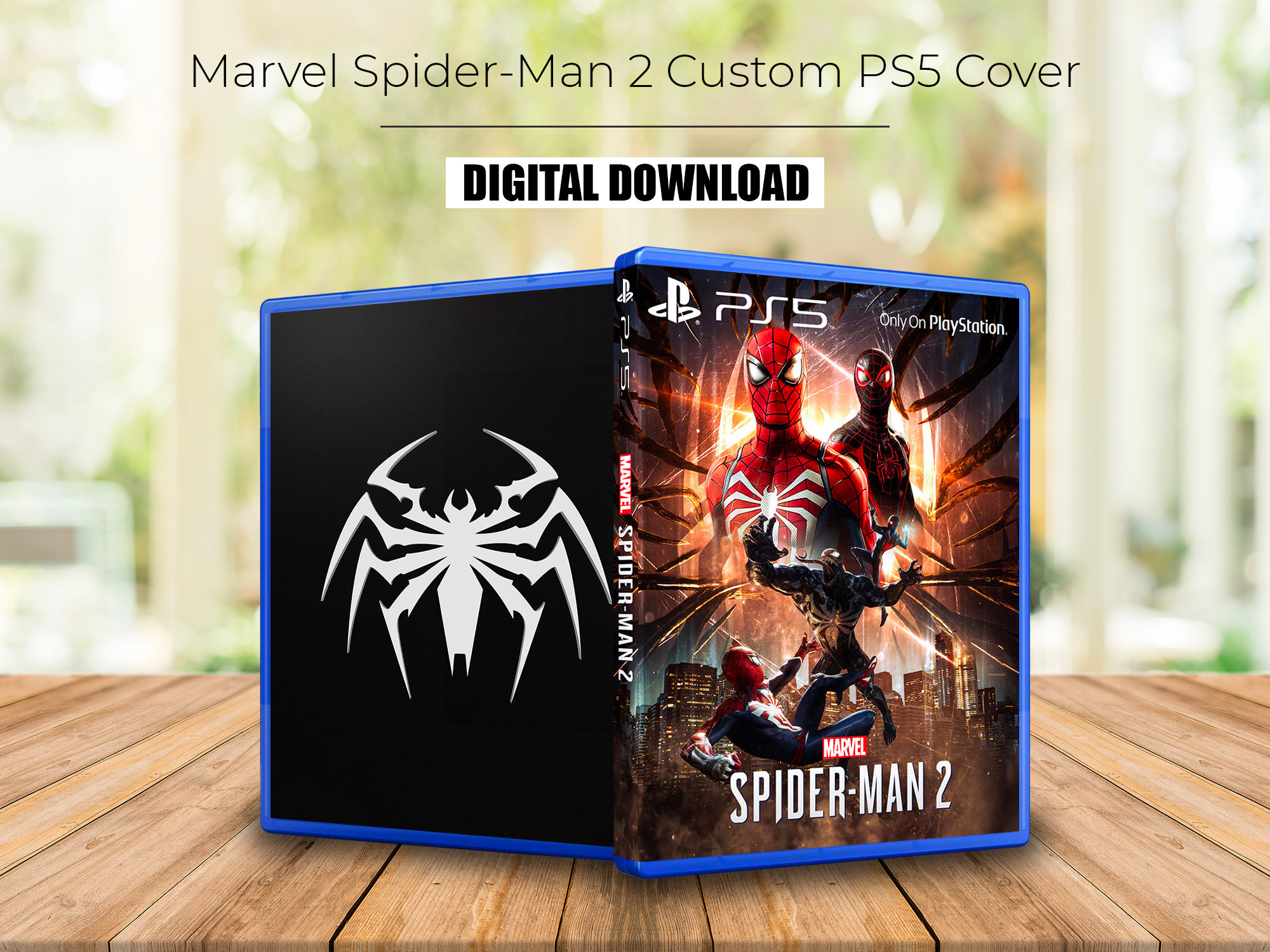 Marvel Spider-man 2 Custom PS5 Cover N.3 | Game Cover