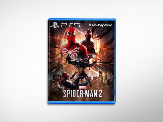 Marvel Spider-man 2 Custom PS5 Cover N.3 | Game Cover | Custom PS4 