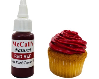 Natural Liquid Red Red Food Color 30 ml (1 oz)