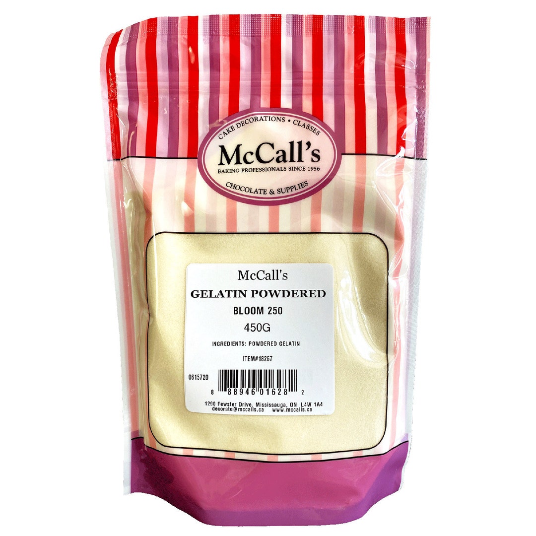 Gelatin Powdered 250 Bloom 450 G Etsy Canada