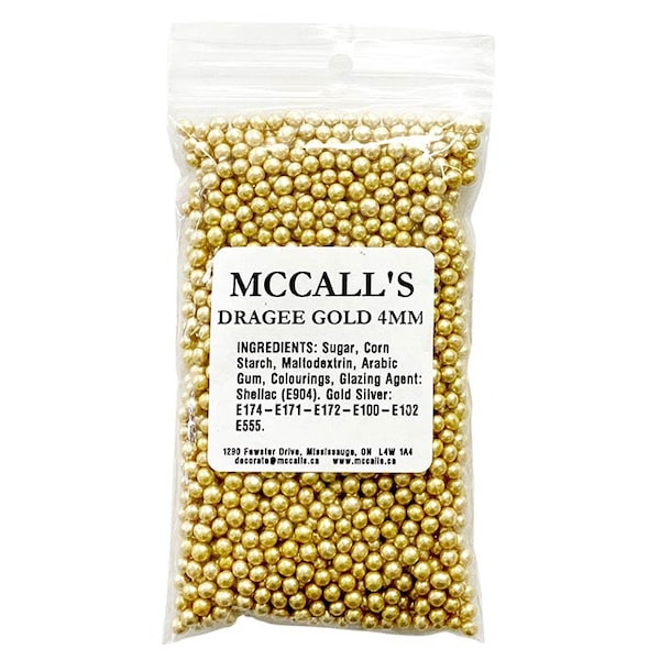 Edible Gold Dragee 4 mm 90 g