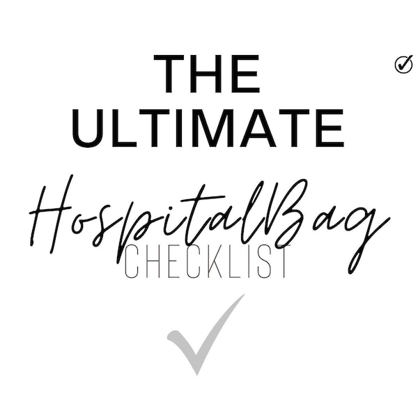 Ultimate Hospital Bag Checklist for Labor and Delivery