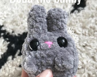 Boba Bunny-haakpatroon zonder naaien, marktvriendelijk (pdf-patroon)