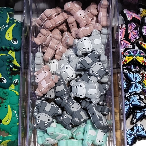 animal silicone beads