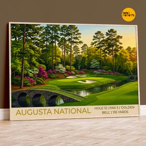Augusta national hole 12 - Etsy 日本