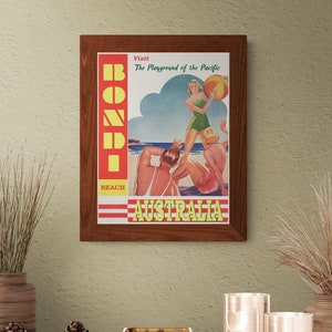 Bondi Beach, Australië posterkunstwerk