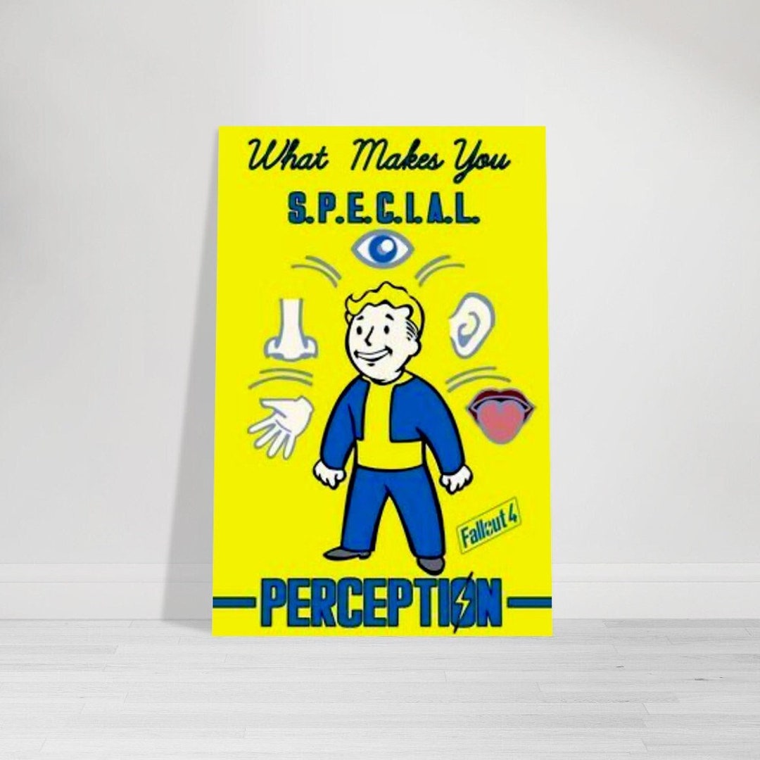 What Makes You Special Perception Fallout Themed Poster Etsy what-makes-you-special-perception-fallout-themed-poster-etsy