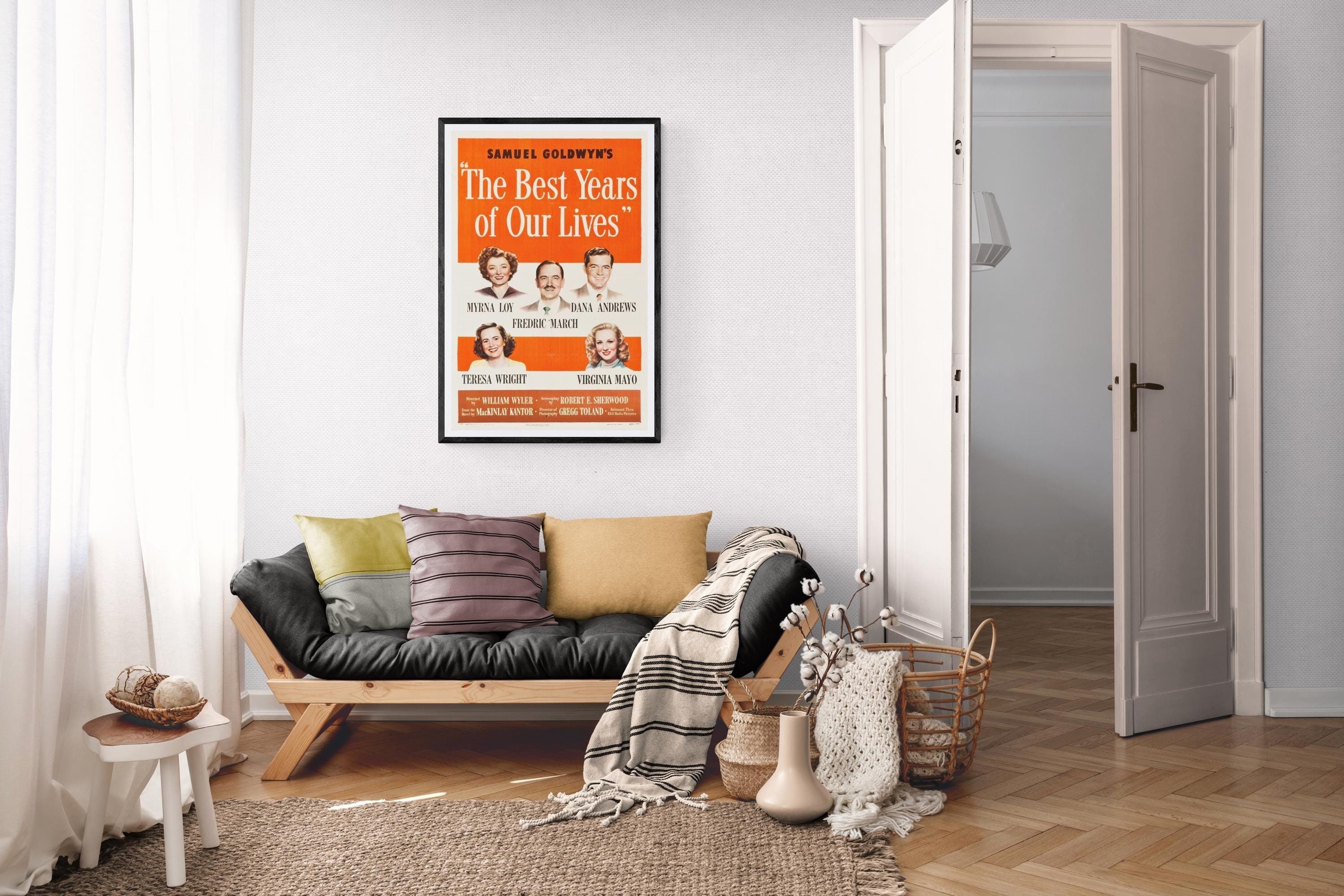 映画『我らが生涯最良の年』ポスター、額入りヴィンテージスタイル映画