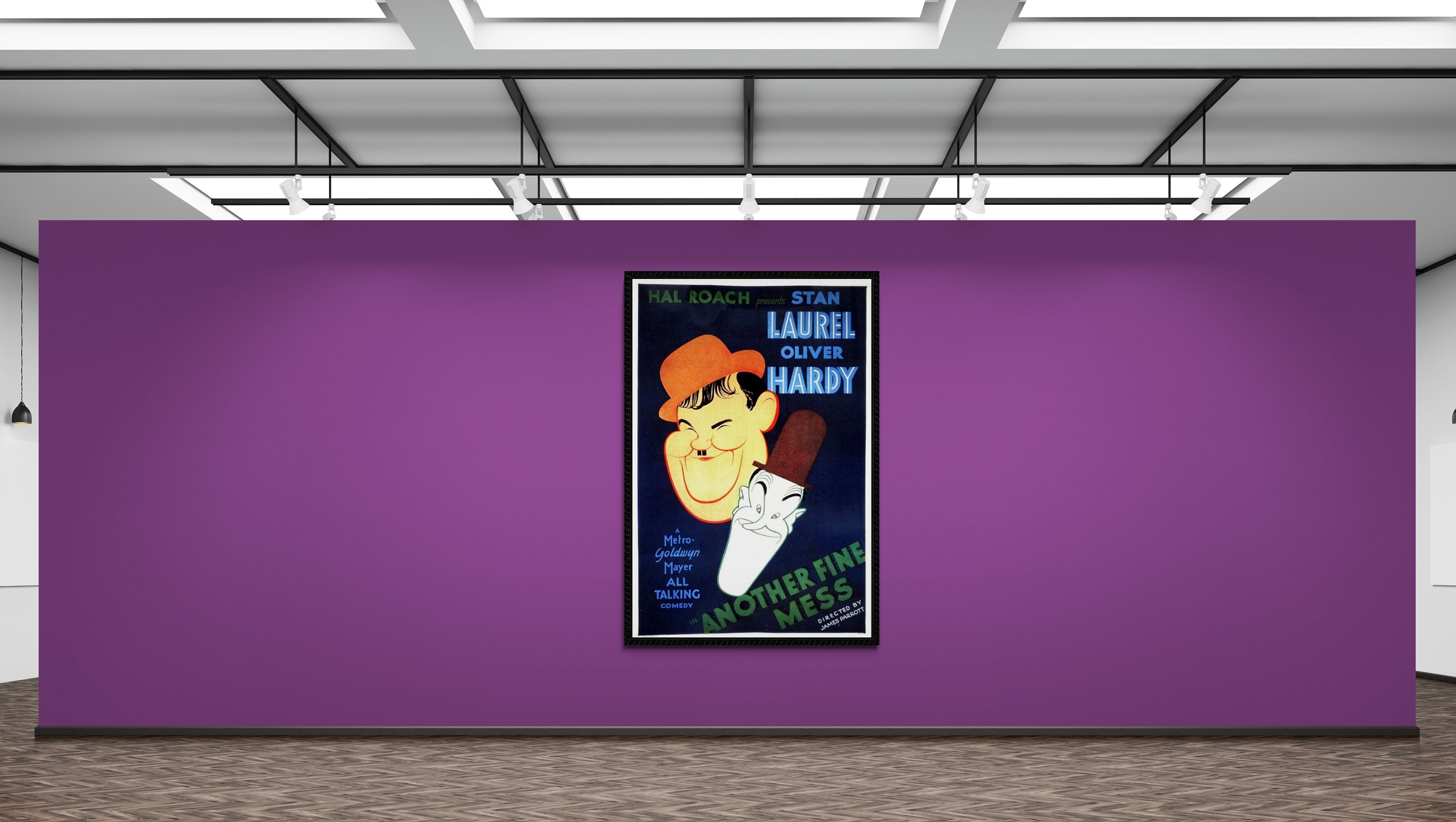 Laurel & Hardy Poster A3 – Klassische Komödien-Legende Für Die Wand