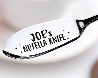 Faca de Nutella Presente para os amantes de Nutella Presente para o Natal Presente personalizado para casais Presentes para o dia dos pais