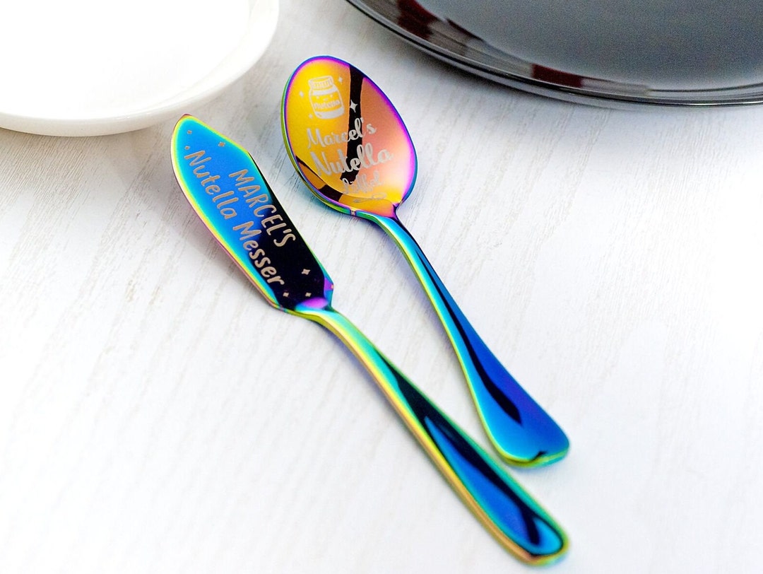Custom Nutella Set Nutella Knife Nutella Messer Nutella Etsy