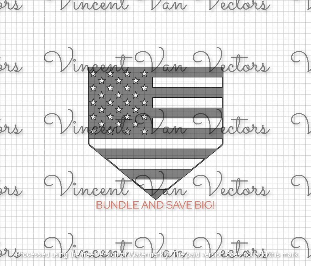 Home Plate Svg Baseball Home Plate American Flag Home Plate Etsy