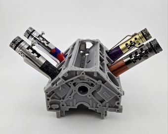 Rev Your Writing: The Custom Titan Gearshift Pen with Real Gearshift Mechanism & Fidget Tire Cap