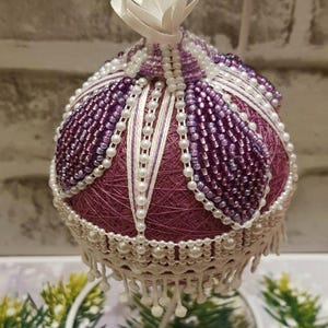 Luxury Handcrafted Temari Ball with Beads – Unique Japanese Art