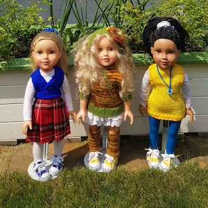 Retro dolls in new clothes