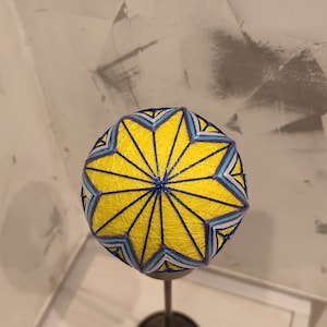 Exquisite Handcrafted Temari Ball – Japanese Art and Symbol of Luck