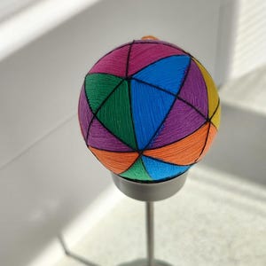 Exquisite Handcrafted Temari Ball – Japanese Art and Symbol of Luck