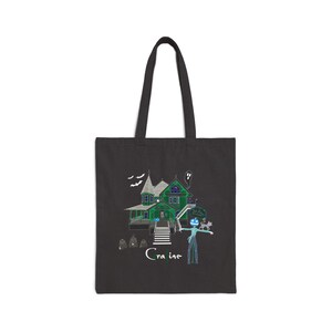 Bolso de mano Coraline Bolso gótico de Halloween / Casa encantada imagen 2