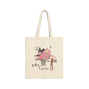 Bolso de mano Coraline Bolso gótico de Halloween / Casa encantada imagen 1