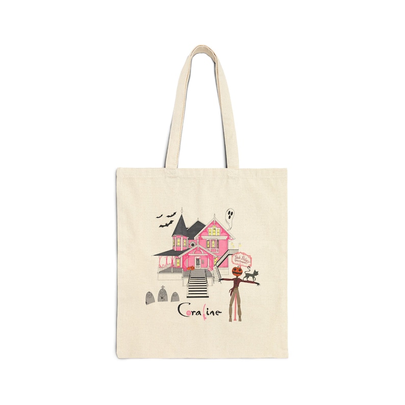 Bolso de mano Coraline Bolso gótico de Halloween / Casa encantada imagen 1