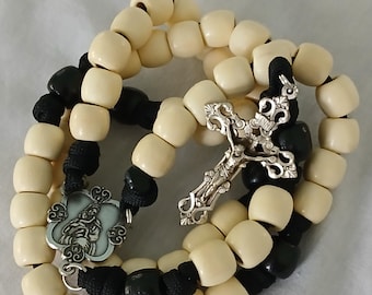 Dominican Paracord Rosary Wooden Beads