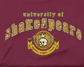 shakespeare gift | battle of wits | reading shirt | english teacher gift | funny shirt | shakespeare shirt | university of shakespeare