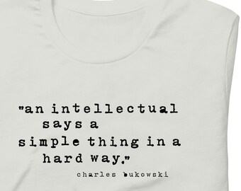 charles bukowski shirt | literary shirt | sleeve unisex t | reader gift | book lover gift | bukowski print | writer shirt | raeder shirt