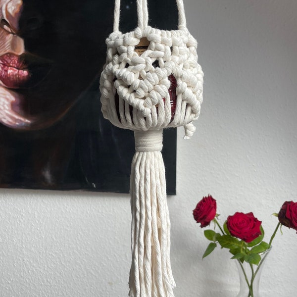 Pflanzen halter / Laterne aus Makramee/ macramé/macrame