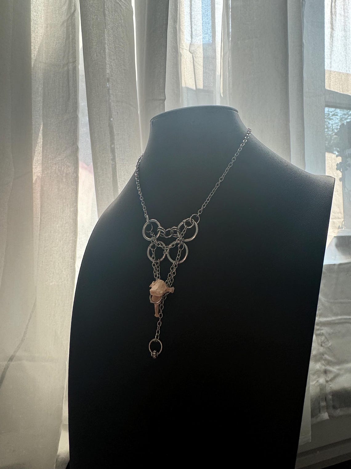 Rabbit Vertebrae Chainmail Necklace - Etsy