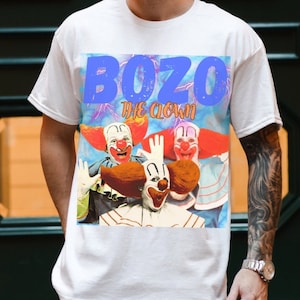 Bozo the Clown Shirt, Vintage Shirt, remembers, classic Shirt, TV Show Shirt