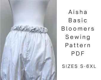 Renaissance Faire Bloomer Sewing Pattern PDF | Beginner Friendly | Ren Faire Costume | S-6XL Instant Download
