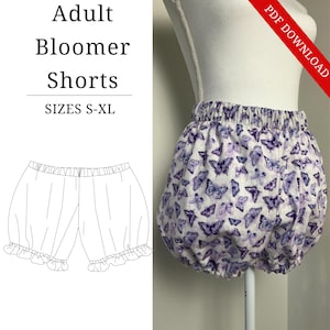 Bloomers Cosplay Sewing Pattern – Sizes S–XL –Renaissance faire LARP Anime Lolita Costume