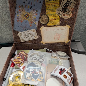 Deluxe Harry Potter Junk Journal Starter Kit – Ephemera, Stickers, Washi, Paper, Envelopes, Etc.
