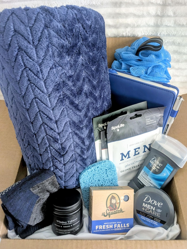 Father's Day - Gift Box Fillers for Him - Cozy Gifts - Unique Relaxation Gift - Men's Care Package image 1