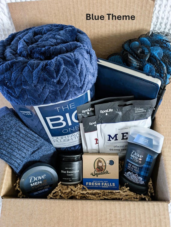 Gift Box Fillers for Him - Cozy Gifts - Unique Relaxation Gift - Men's Care Package