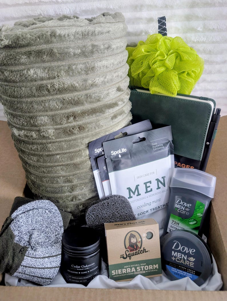 Father's Day - Gift Box Fillers for Him - Cozy Gifts - Unique Relaxation Gift - Men's Care Package image 4