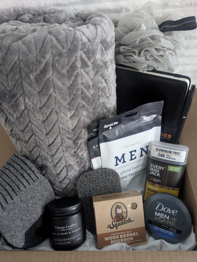 Father's Day - Gift Box Fillers for Him - Cozy Gifts - Unique Relaxation Gift - Men's Care Package image 5
