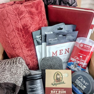 Father's Day - Gift Box Fillers for Him - Cozy Gifts - Unique Relaxation Gift - Men's Care Package image 3