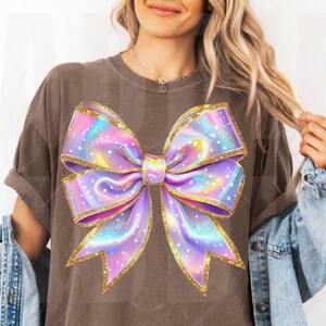 Coquette Pastel Bow PNG,Girly designs png,Glittery bows png,Coquette bow png,girly bow png, Glimmer bow png, trendy bow png, Bow sublimation