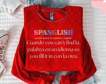Spanglish Sayings PNG: Latina Sublimation Design (Digital Download)