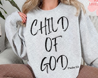 Child of God PNG: Christian Faith-Based Design (Digital Download)