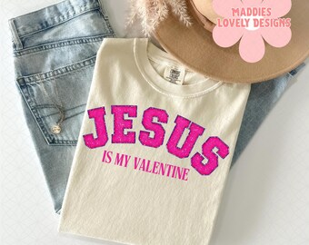 Jesús es mi San Valentín PNG: Diseño cristiano para el Día de San Valentín (Descarga digital)