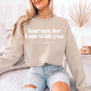 Fear not for I am with you PNG, Christian designs png, Jesus sublimation, Bible Verse png, Biblical png, Faith based designs, Religious png