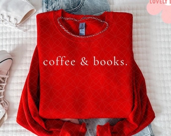 Coffee & Books PNG: Bookish Sublimation Design (Digital Download)