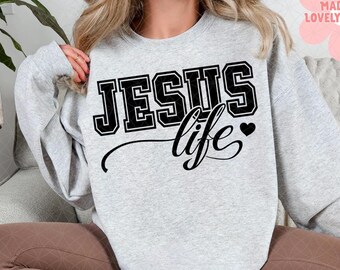 Jesus Life Design PNG, Christian Faith PNG (Digital Download)